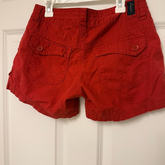 UNIONBAY Women's Red Cargo Shorts - Picture 2 of 3